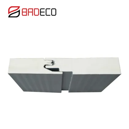 insulation soundproof modular pu sandwich wall panel system quick-installed pu sandwich panel