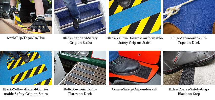 Durable colored grip tape