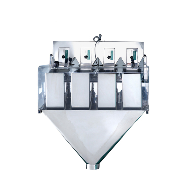 CE Approved Manual Semi-Automatic Vertical Bag Grain Filling Machine with 4-Head Linear Weigher