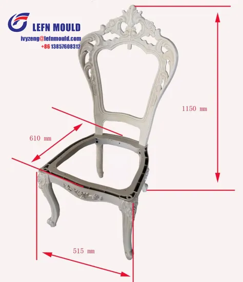 Customized dining Chair mould Light Luxury Gas-assisted