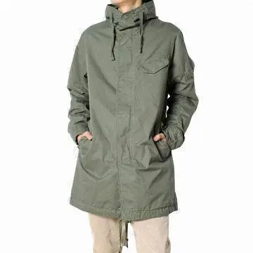 Men's long windbreaker