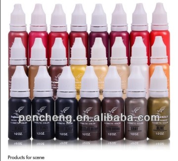 2014 new brand professional supply top qulity tattoo ink over 20 colors 1/2oz -ENGLAND KIAY