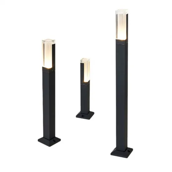 Powered Bollard Lawn Lamp for Villa Landscape