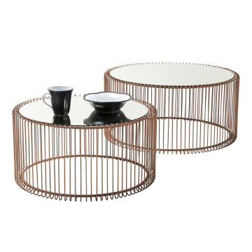 Iron designer furniture simple personality coffee table