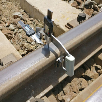 Digital Rail Wear Gauge Rail Head Loss Gauge Side-Cut and Railhead Wear Gauge