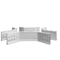 Four-Way Cross Cable Tray