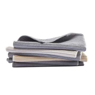 Water Absorption Dish Drying Microfiber stripe texture towel