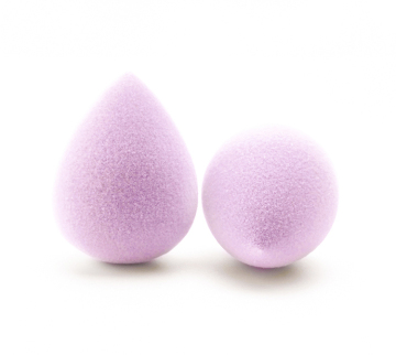 Colorful Teardrop Shape Velvet Soft Cosmetics Sponge Blender for Facial Makeup