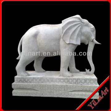 Chinese Handmade Granite Elephant Statues YL-D116