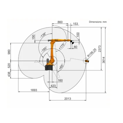 KUKA KR16 R2010: 6-Axis Industrial Robot Arm for Intelligent Picking and Gripping