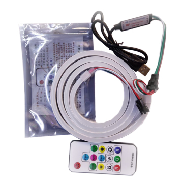 Multicolor Dream RGB LED Neon Flex Strip Light - 6x12MM SMD5050 Soft Extrusion Lamp