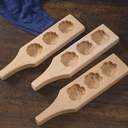 Wholesale Wooden Mooncake Mold for Baking Pastry Cookies