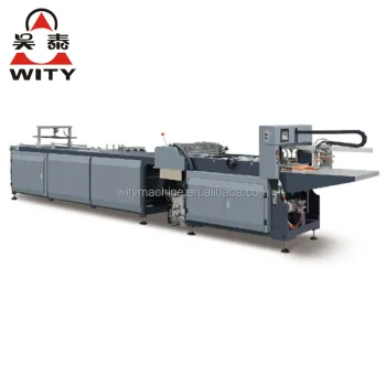 Automatic Gluing Machine for Rigid Box Packaging with Paper Sheet Feeder and Gluer