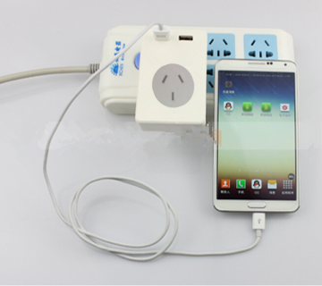 Easy Hanging 250V 10A 2 USB wall socket Australia outlets