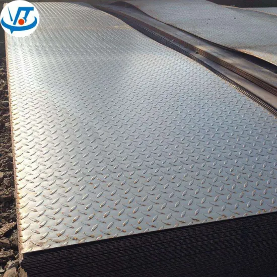 12m Length Ms A36 Chequered Plate Antiskid Steel Sheet