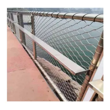 High Quality 304 316L Stainless Steel Wire Rope Mesh Net for Railing Systems