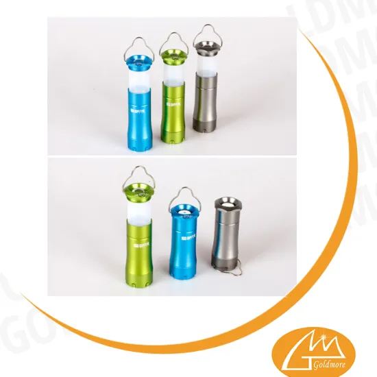Small Aluminum led camping lanterns ,3W 200 lument led telescopic camping lantern, foldable zoomable led camping lantern