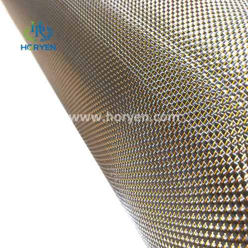 China 3K Colorful Reflection Metallic Glitter Carbon Fiber Fabric Supplier