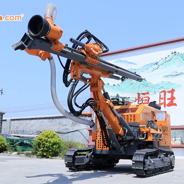 Fallo di trapano roccioso montato su crawler per macchinari minerari e perforazioni