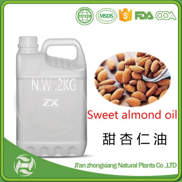 Wholesale 100% Organic Pure Sweet almond oil