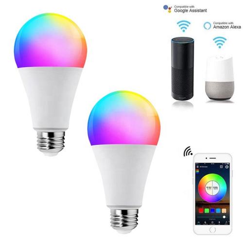 다기능 다채로운 Dimmable Wi -Fi LED 스마트 전구