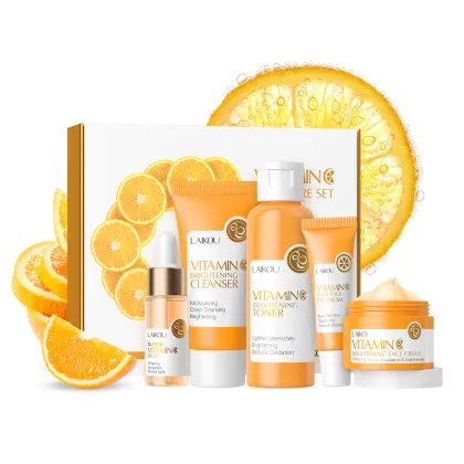 Bettermiss Wholesale Korean Organic Vitamin C Whitening Skin Care Set for Black Skin