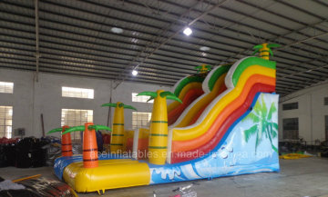 Eyecatching Inflatable Tropical Jungle Slide