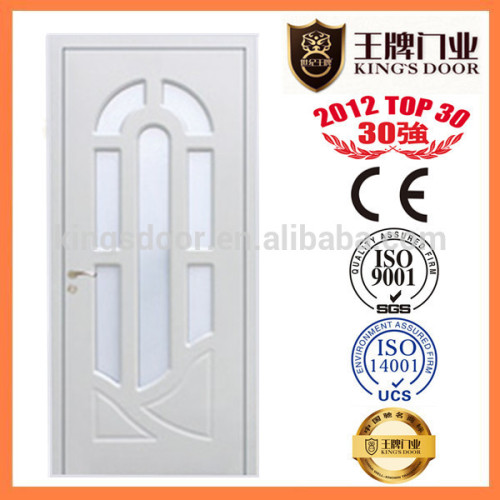 interior pvc wooden glass doors for home office Indian design door