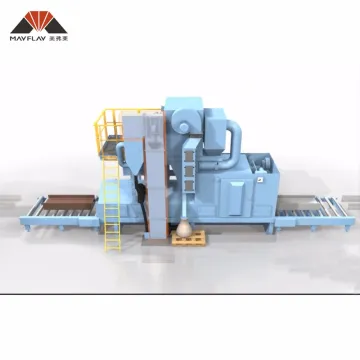MAYFLAY Steel Plate Steel Angle Shot Blasting Machine