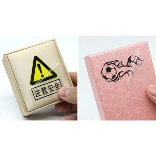 Custom High Adhesive MX-SP Label Colourful Carton UV Transfer Advertising Stickers Remain Only Logo Stickers. Words Eye Lash