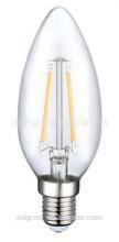 Buzlu Cam Kapak Kısılabilir LED filament mum C35 2 W bükülmüş ucu 4 W 2 w 4 W 6 W SUNWE LED ile