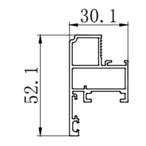 Moule d'extrusion de fenêtres coulissantes de l'isolation thermique