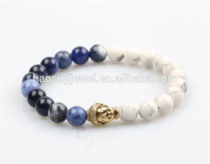 gemstone agate beaded bracelet Tibetan buddha bracelet men bracelet