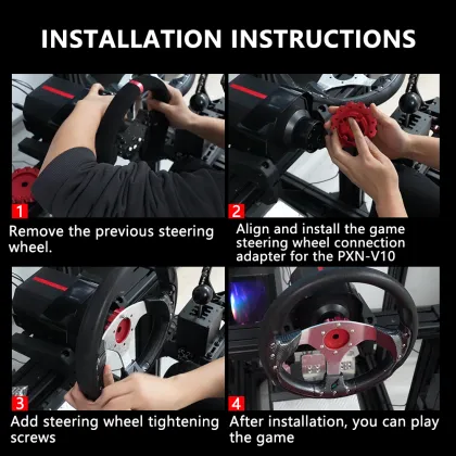 PXN V10 Steering Wheel Connection Adapter and Hub