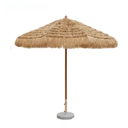 Modern Outdoor Patio Sunscreen Umbrella with Base