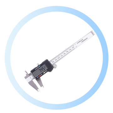 Righello per pinza per diapositiva digitale: strumento di misurazione accurato per 0-150 mm / 6 pollici con display elettronico