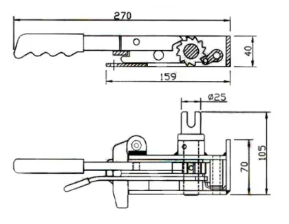 Cargo Ratchet Buckle Ratchet Strap Buckle
