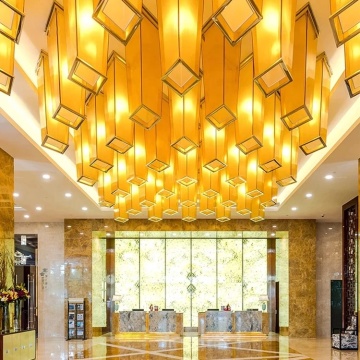 Jansoul Luxury Acrylic Chandelier for Hotel Lobby and Wedding Venues