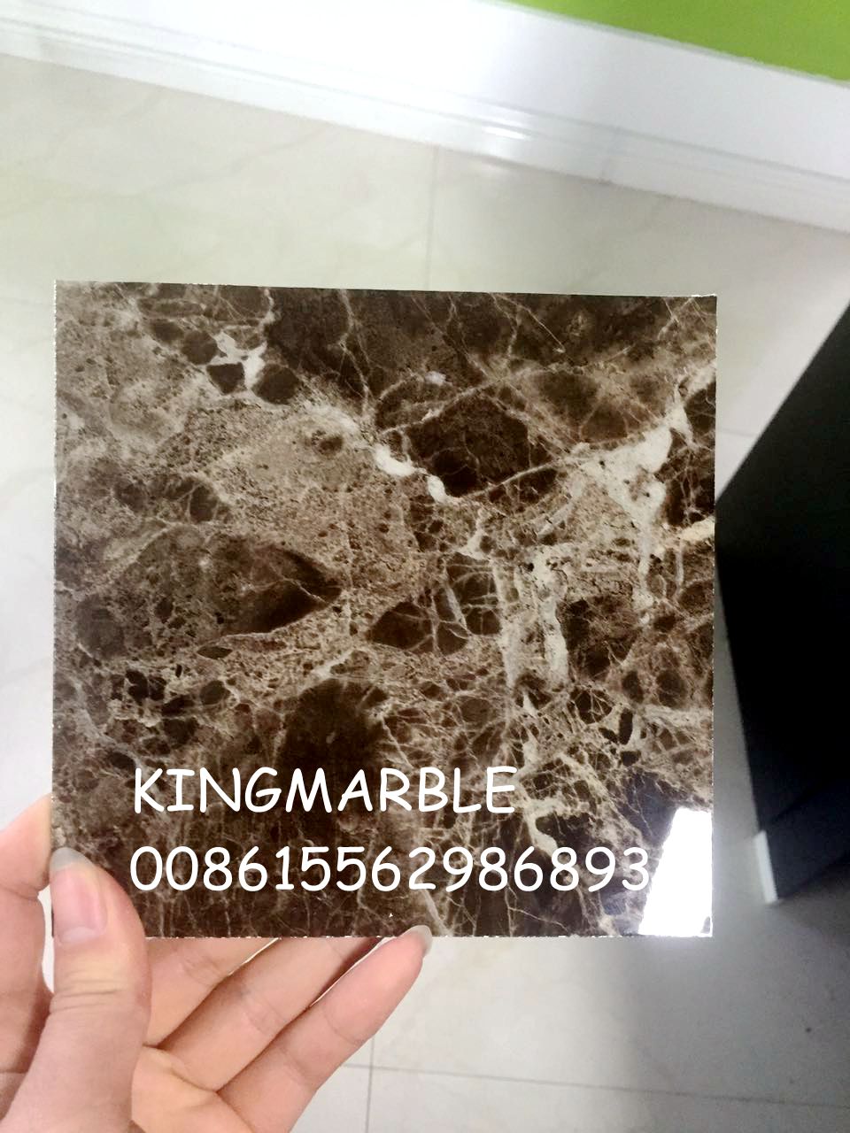 Interior wall pvc marble wall sheet with UV coating