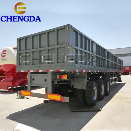 Customized 3 Axle Fence Truck Trailer with Best Price - Chengda Factory
