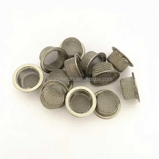 Stainless Steel Wire Mesh Filter Cap 12-18mm Diameter