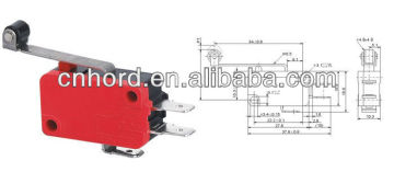 Micro Switch Pivot wheel long handle type AV-166-1C25