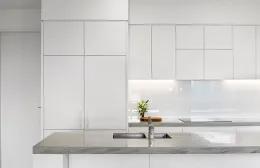 Matte Board Integrated Cabinet