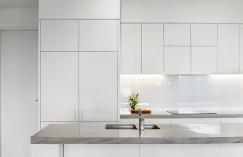 Matte Board Integrated Cabinet