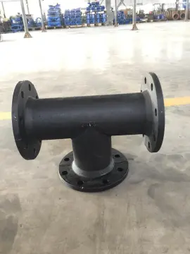 Ductile iron all flanged  tees