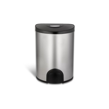 15 Liter Sensor Light Toe Tap Stainless Steel Sensor Garbage Bin