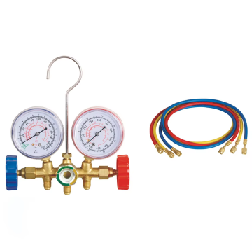 Ultra-Low Priced R134a R22 Air Conditioner Repair Tool Fluoride Table Refrigerant Pressure Gauge for Cars Easy to Use