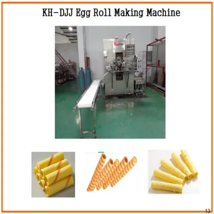 Automatic Wafer Roll Making and Egg Roll Bake Machine