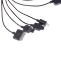 Cable retráctil con cargador múltiple USB 10 en 1