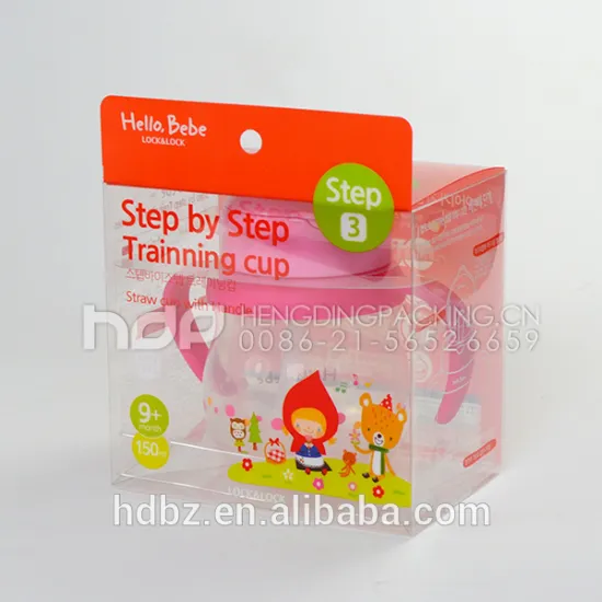 Clear plastic box - baby bottle